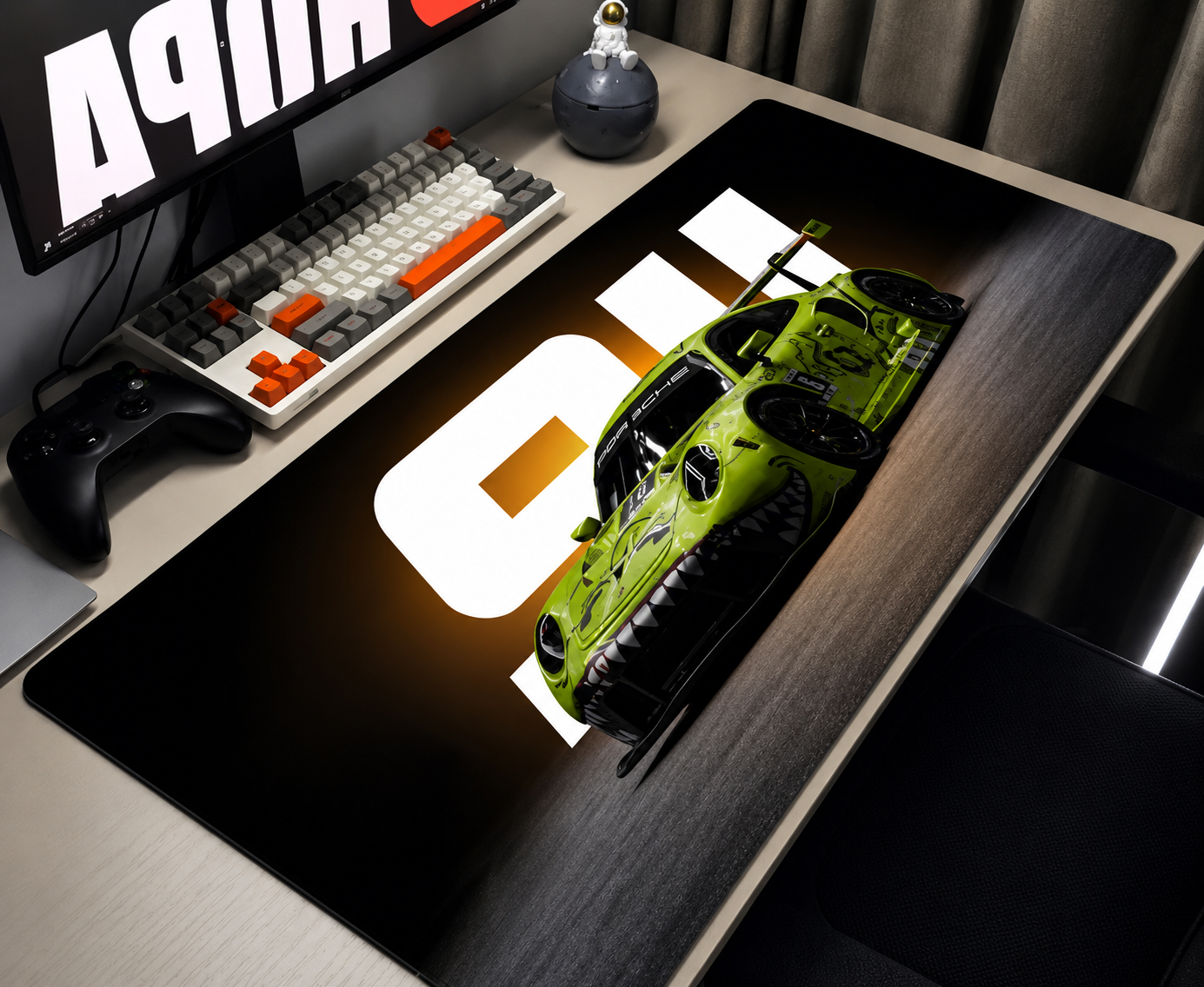 Porsche GT3 Shark Livery Extended Gaming Desk Mat