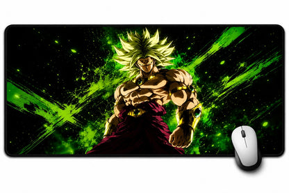 Super Saiyan Broly Extended Gaming Mouse Pad & Desk Mat