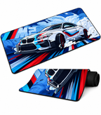 Racing Car Gaming Desk Mat – 23 × 11.5 Inch Large Mouse Pad for Gaming & Work