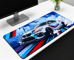 Racing Car Gaming Desk Mat – 23 × 11.5 Inch Large Mouse Pad for Gaming & Work